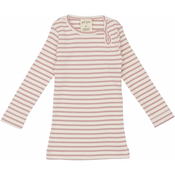 Petit Piao - Striped L/S t-shirt - Rosa striped